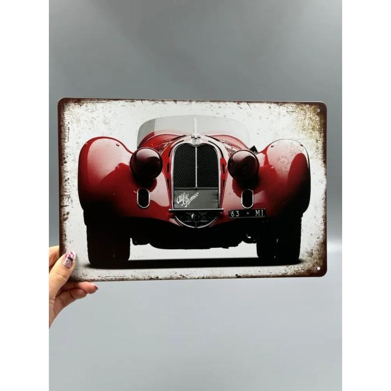Auto Metal Wall Sign, Garage Bar Decor Plaque 20x30cm