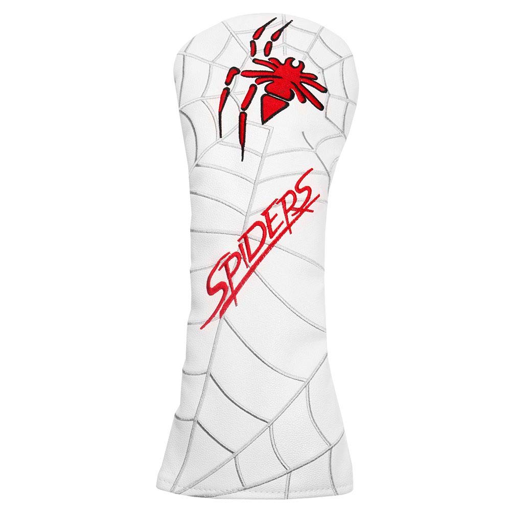 Spider Golf Headcovers Set of 4 Golf Fairway and UT Headcovers (White) - Clubs Driver, DR, 440cc, 460cc, Wood, Wood, Utility,