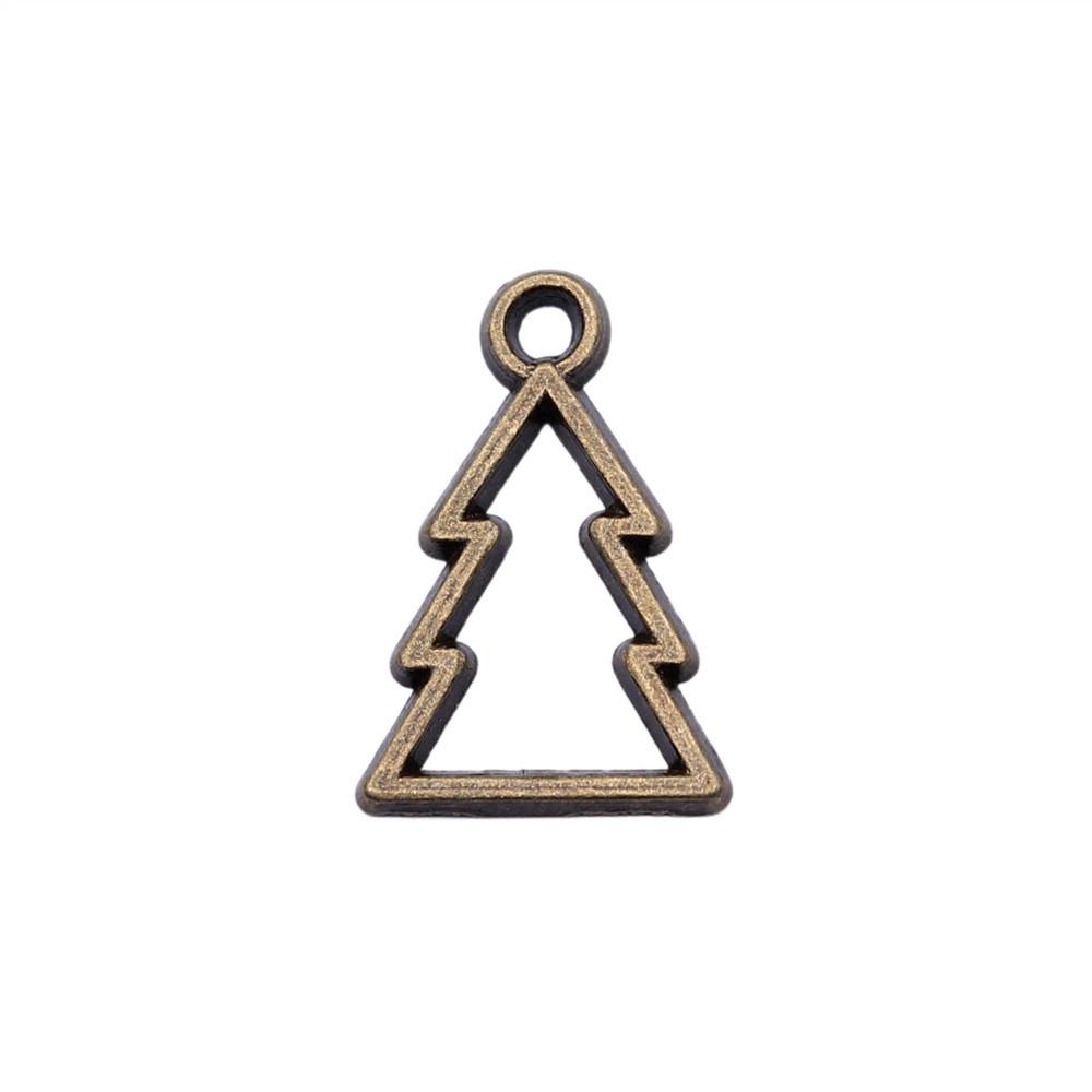 Acorn Charms Christmas Tree Pendants For Forest Nature Themed Jewelry