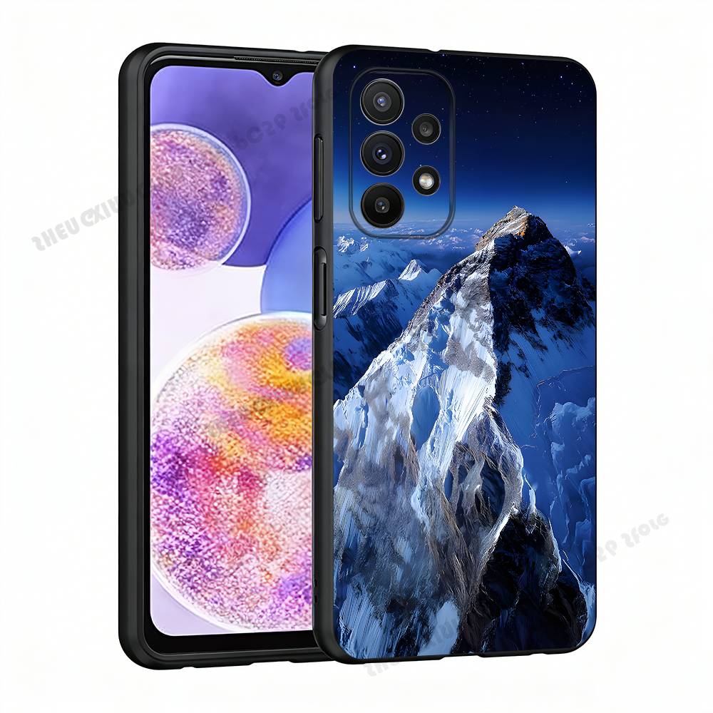 

Snow Mountain Scenery Silicone Protect Case For Samsung A21 31 51 53 20 22 30 32 42 50 70 Cover Samsung A7
