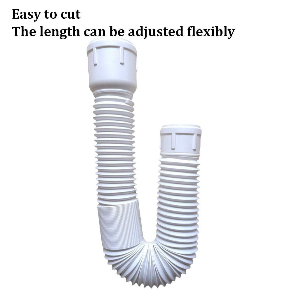 PE Rain Gutter Downspout Extensions Retractable Rainwater Drainage Drain Downspout Flexible Freeze Proof Extender Connector