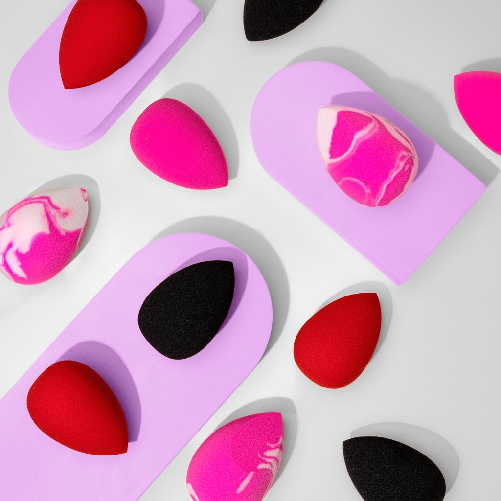 Makeup Blender Sponge set of sponges MIX trio IBRA Makeup