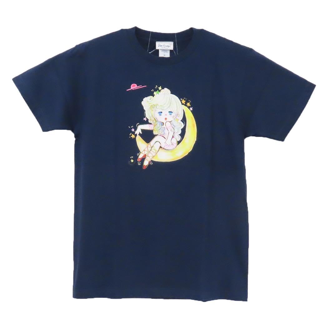 

Ado Mizumori size M T-shirt, navy,