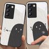 Love Black A Pro Y72 33S 11 03 36 96 Lite 35 16 Iqoo 12 V40 SE 5G 29 40 21 30 X80 Pro Vivo Tvrzené Sklo Pouzdro na Telefon Černé