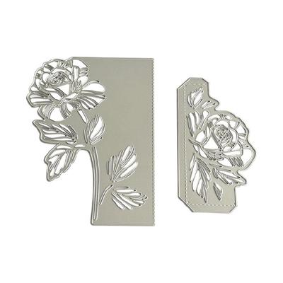 Hollowed Flower Cutting Dies Scrapbooking Stencils Carbon Steel Die Cut Templates for Card Making Photo Album Decoration