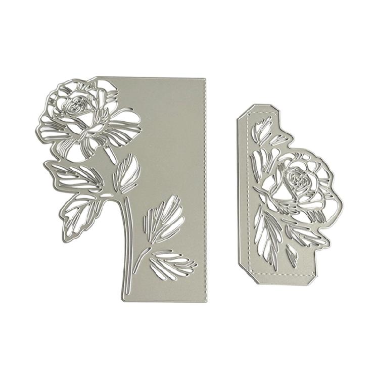 

Hollowed Flower Cutting Dies Scrapbooking Stencils Carbon Steel Die Cut Templates for Card Making Photo Album Decoration 1