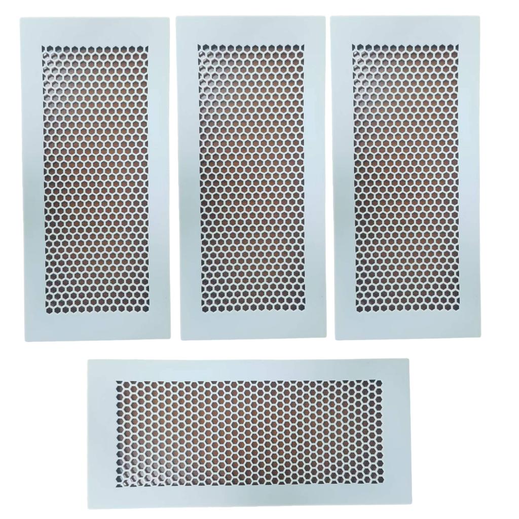 4 Stück Babysicherheit Silikon Lüftungsabdeckungen Einfache Installationen Kindersichere Lüftungsgitter Silikonabdeckungen Verbessert Luftströme für Haus