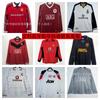 Maglia da Calcio Retro Manica Lunga Manchester United Vintage Stagione Kit Cristiano Ronaldo Wayne Rooney Edizione Fan