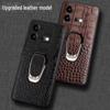 High-end genuine leather protective cover for iQOO Neo9 with crocodile pattern- Neo9Pro all-inclusive case.