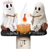 Ghost Campfire Flickering Nightlight, Halloween Decoration, USB Powered, Creative Home Gift