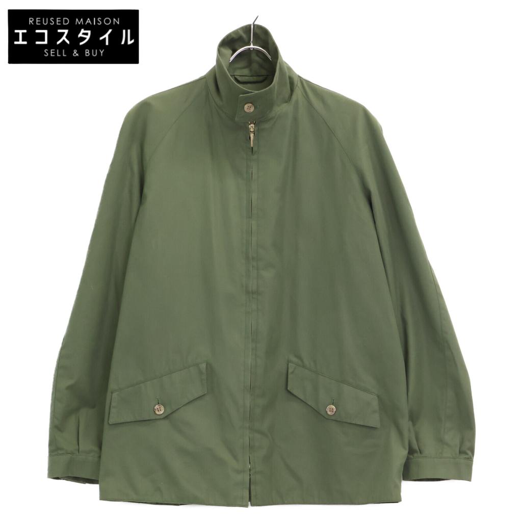 GRENFELL GOLFER Cotton Side Adjuster Cross Harrington Jacket 38 khakiUsed