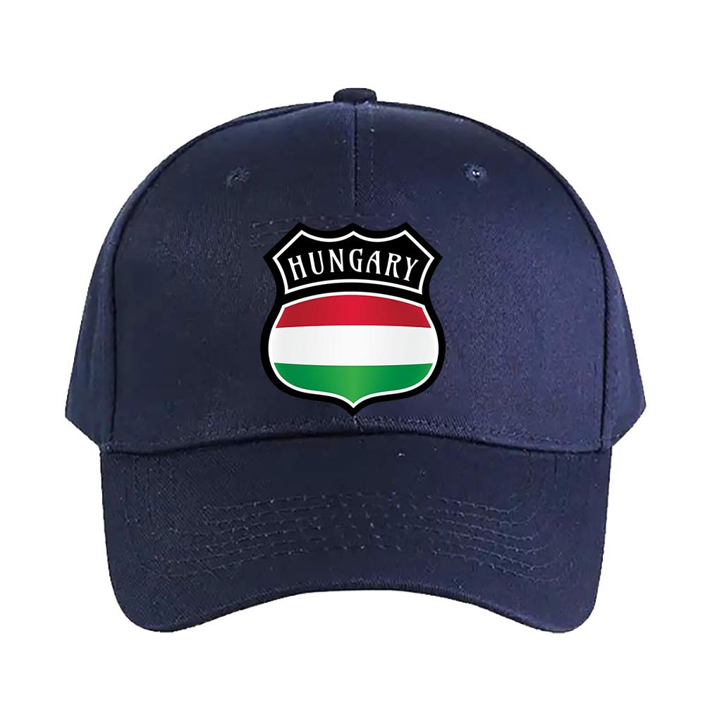 Hungary Shield Pride Flag Baseball Cap Woman Men Summer Casual Sun Hat Adult Adjustable with Curved Brim Hiking Fishing Hat