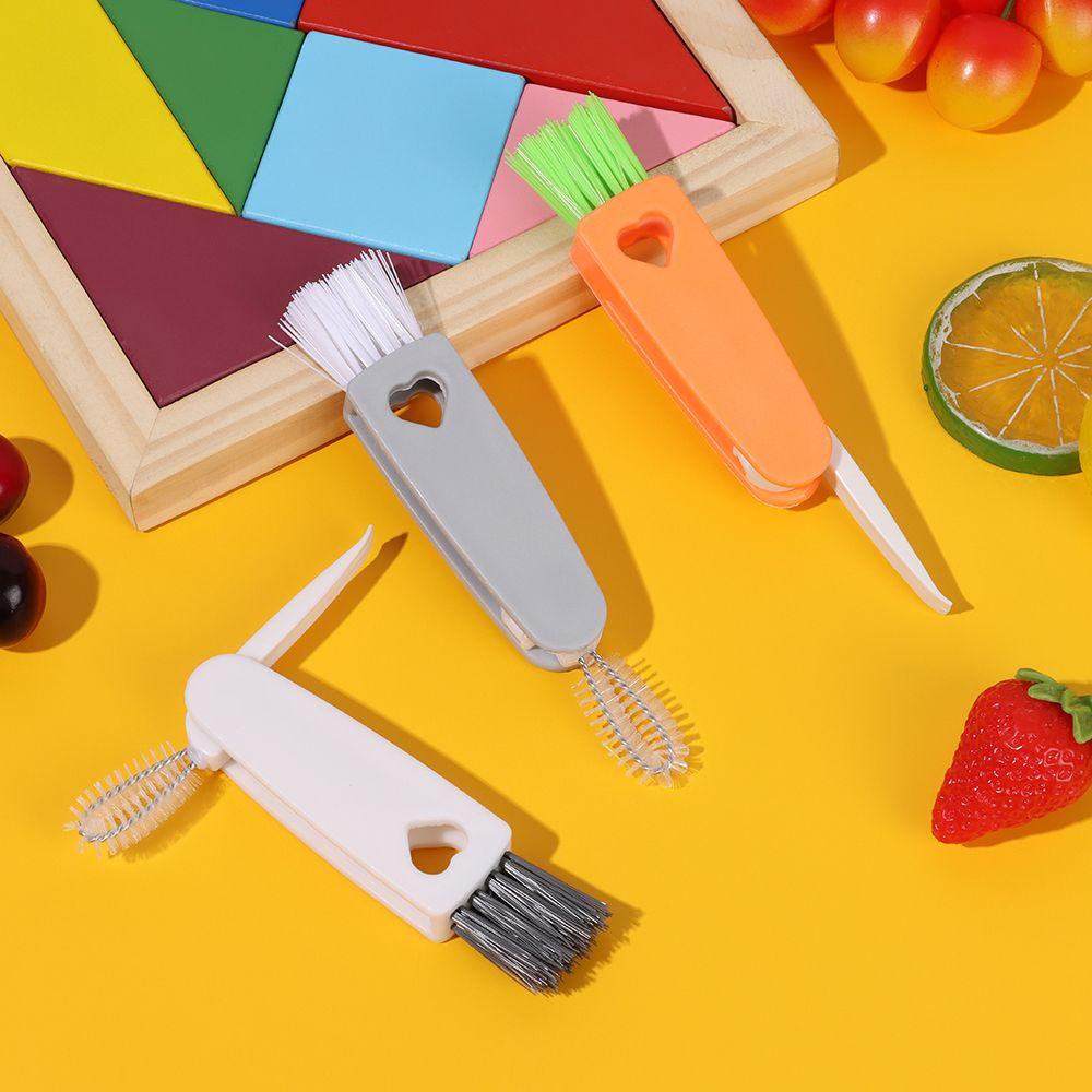 Dust Removal Lunch Box Groove Gap Rubber Ring Lid Cleaning Brush Cup Cover Milk Bottle Cleaner