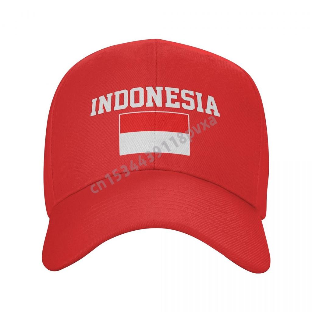 Baseball Cap Indonesia Flag Indonesian Fans Country Map Wild Sun Shade Peaked Adjustable Outdoor Caps for Unisex WoUnisex