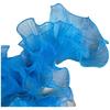1 Yard Pleated Fabric Magic Color Ruffle Pleated Pleated Lace Rose Flower Pattern Organza Translucent Laser Gradient Lace