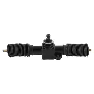 30T 325mm Steering Rack and Pinion Assembly Steel Alloy Dust Proof Sleeve for DIY Go Kart ATV UTV Quad