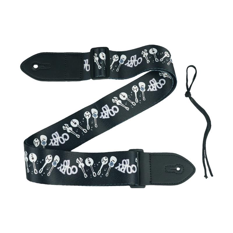Thickened & Widened Printed Strap for Acoustic Guitar, Electric Guitar, & Ukulele - Multiple Styles Available