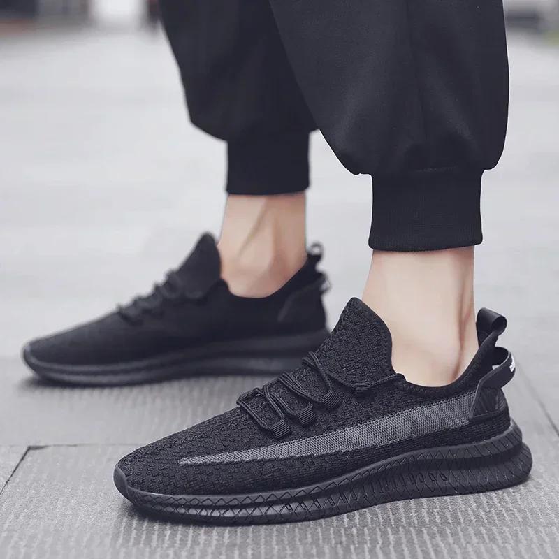 Zapatos Para Hombre Tenis Blancos de Hombre Malla Transpirable de Alta Calidad Zapatilla Casual de Verano para Caminar Tenis Zapatillas Hombre