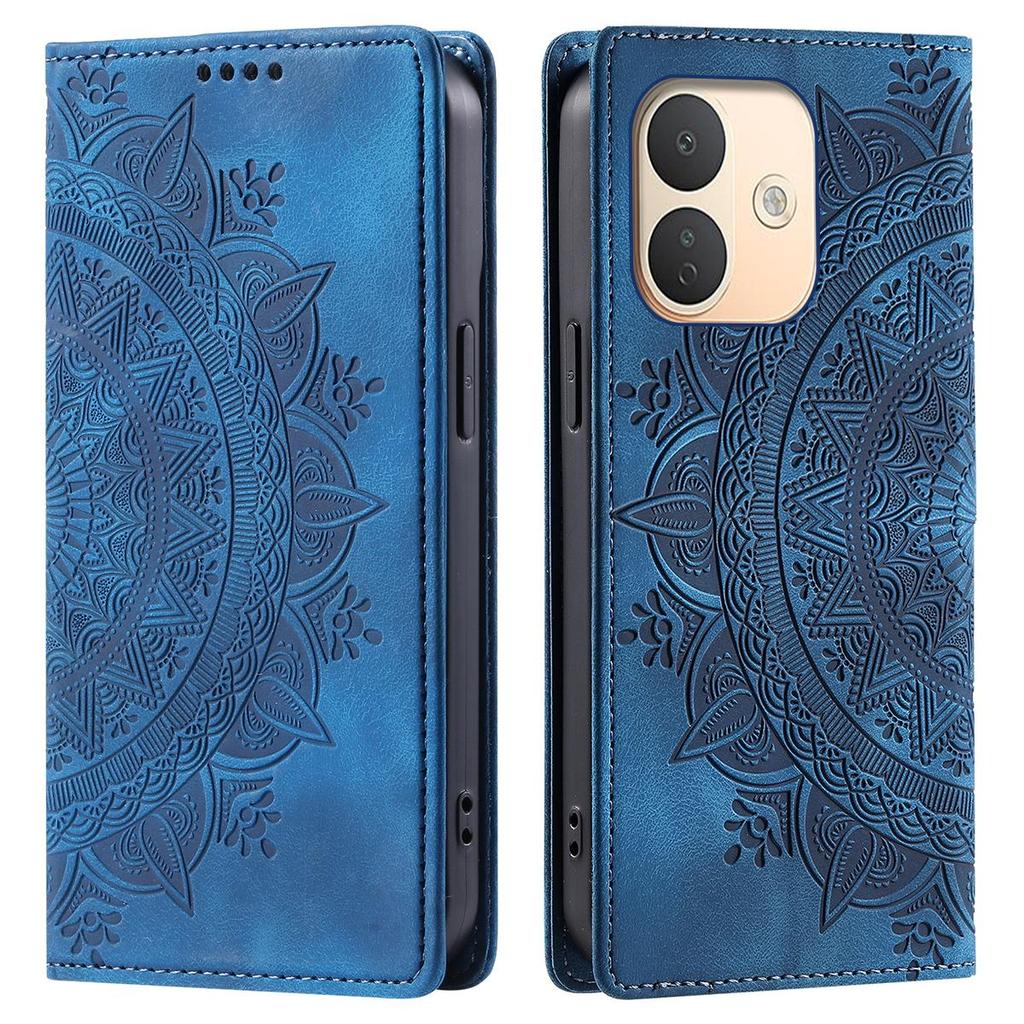 for Xiaomi Redmi Note 17 Pro 5G Mandala Embossed PU Leather Flip Wallet Case Magnetic Closure Cover