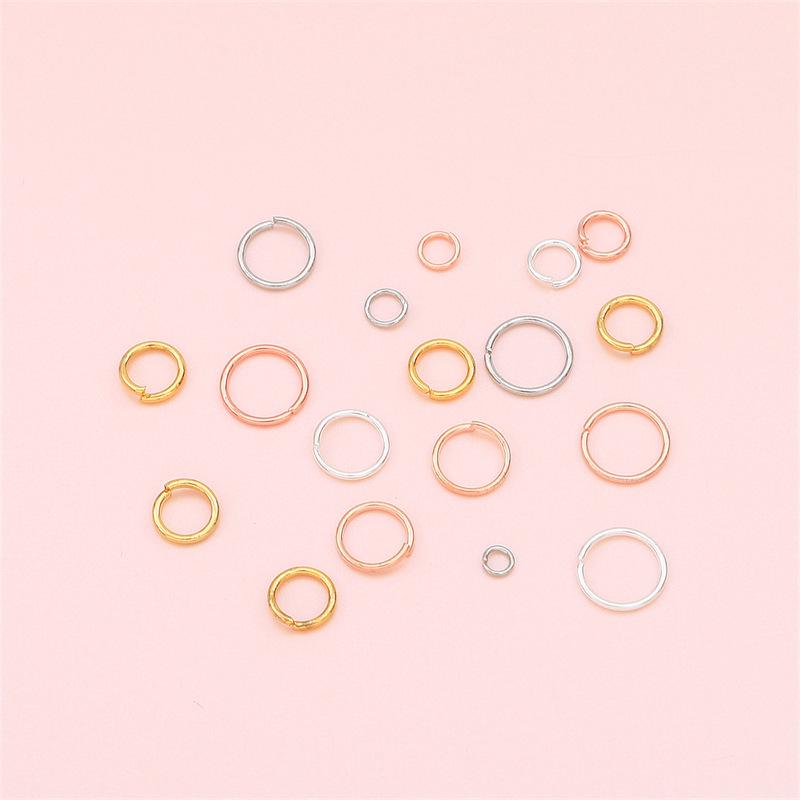 14K Gold-Filled Silver & White Gold Jump Rings for DIY Jewelry - Bracelets & Earrings