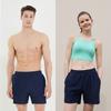 Beijigelleu Unisex Part-Length Beach Shorts Navy Bem-X920N