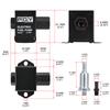 Electronic 12V Fuel Pump 2.5-7PSI Pressure 90LPH Gas Petrol Diesel Compatible FEP12SV E8012S For Auto Carburetor Motorcycle