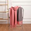 Double-Sided Women's Wool and Cashmere Scarf - Warm, Thickened Shawl for Autumn/Winter