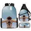 ONE PIECE Cartoon Animation Primary School Third or Fourth Grade Light Burden Reduction Primary and Secondary School Students Storage Bag Storage Bag
