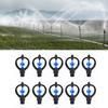 15PCS 360 Degree Lawn Sprinkler Nozzle G1/2 Male Thread Watering Sprinkler  Landscape Watering