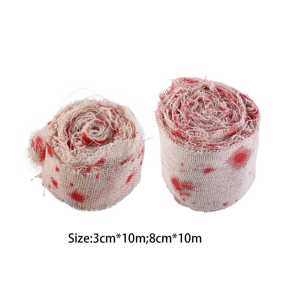 Decor for Home, Party Blood Bandage Blood Gauze Cloth Haunted House Supplies Halloween Props