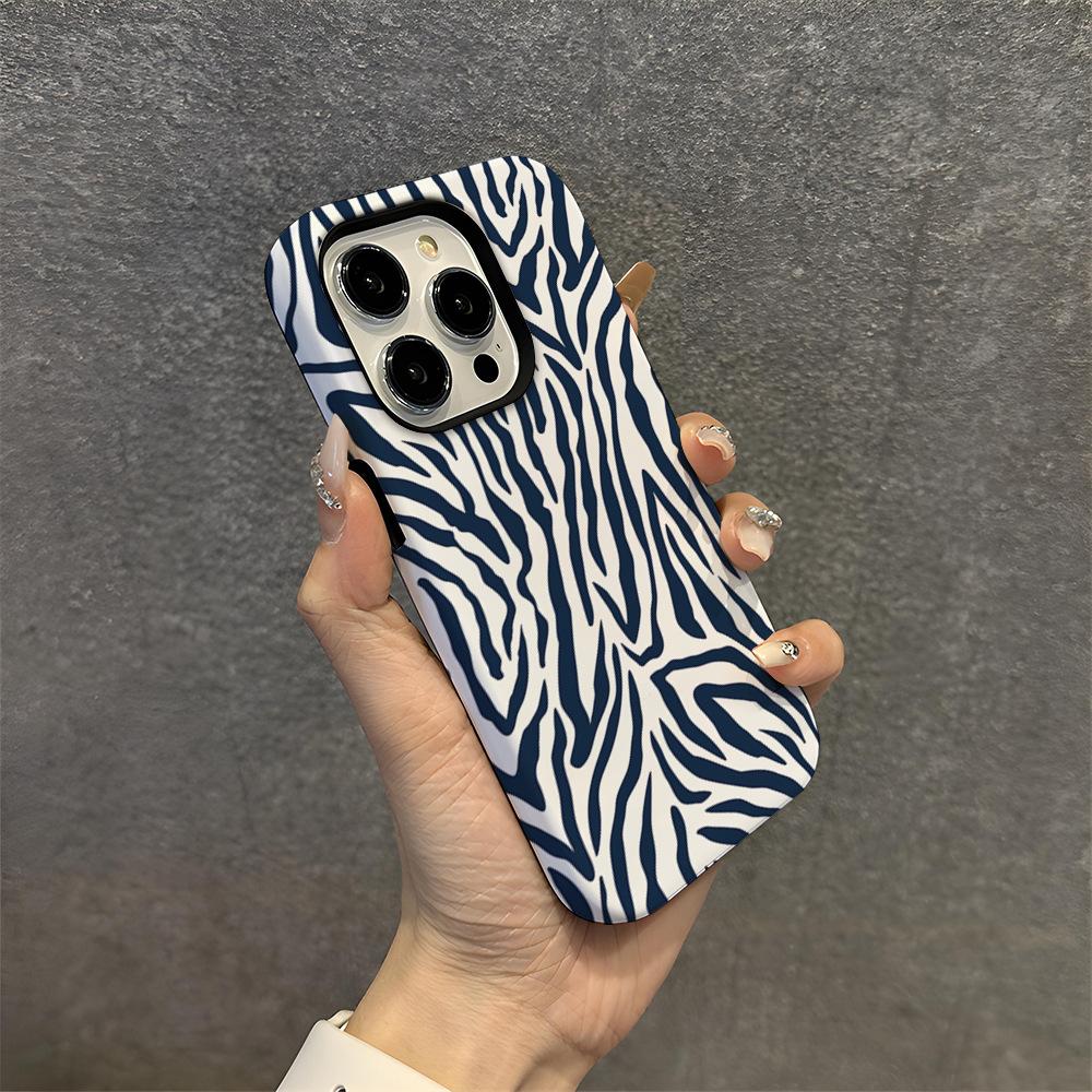 For iPhone 16 Pro Max Case Pattern Design TPU PC Heat Transfer Glossy Phone Cover