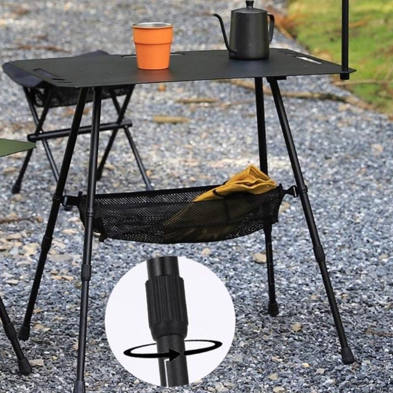 Camping Table Legs System Telescoping Height Setting Quick Releasing Table Legs Suitable for Backpacking Essential