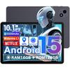 2025 TF Card Android 15 T615 IPS HD Large Widevine GMS PSE Wireless Split Japanese Instruction Manual Included 10-inch High-Performance Tablet,