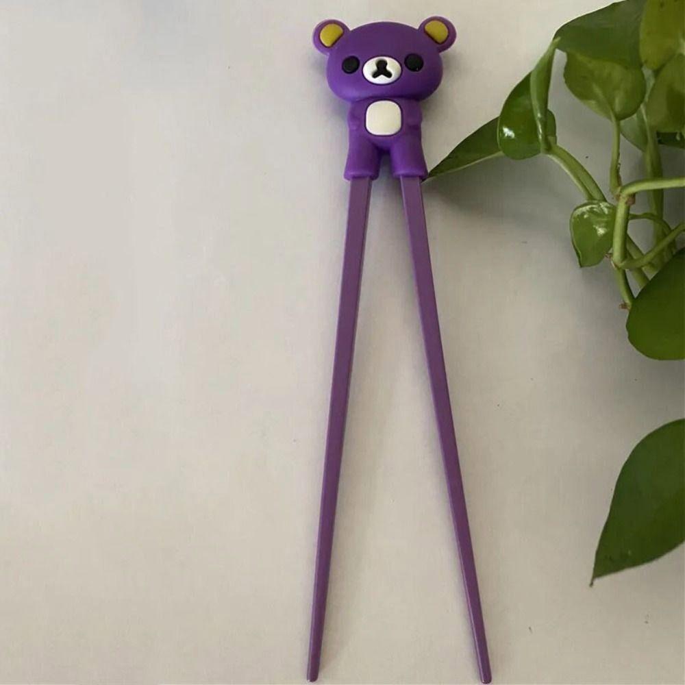Silicone Learning Chopsticks Eating Helper Beginner Chopstick Cute Training Chopsticks