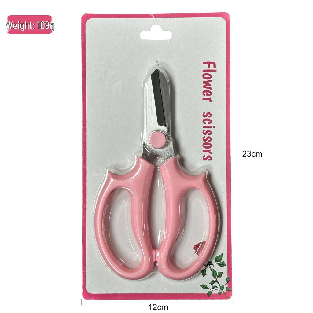 Stainless Steel Florist Pruning Shears: Rose, Tree Branch & Flower Scissors, Multifunctional Garden Tools