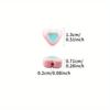 16/30/50pcs Acrylic Love Decoration Beads Fashion Interval Beads Craft Beads DIY Bracelet Necklace Earrings Keychain