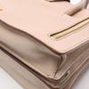 Used Miu Miu MADRAS 2WAY Handbag 5BA104 leather Beige Pink Used Women