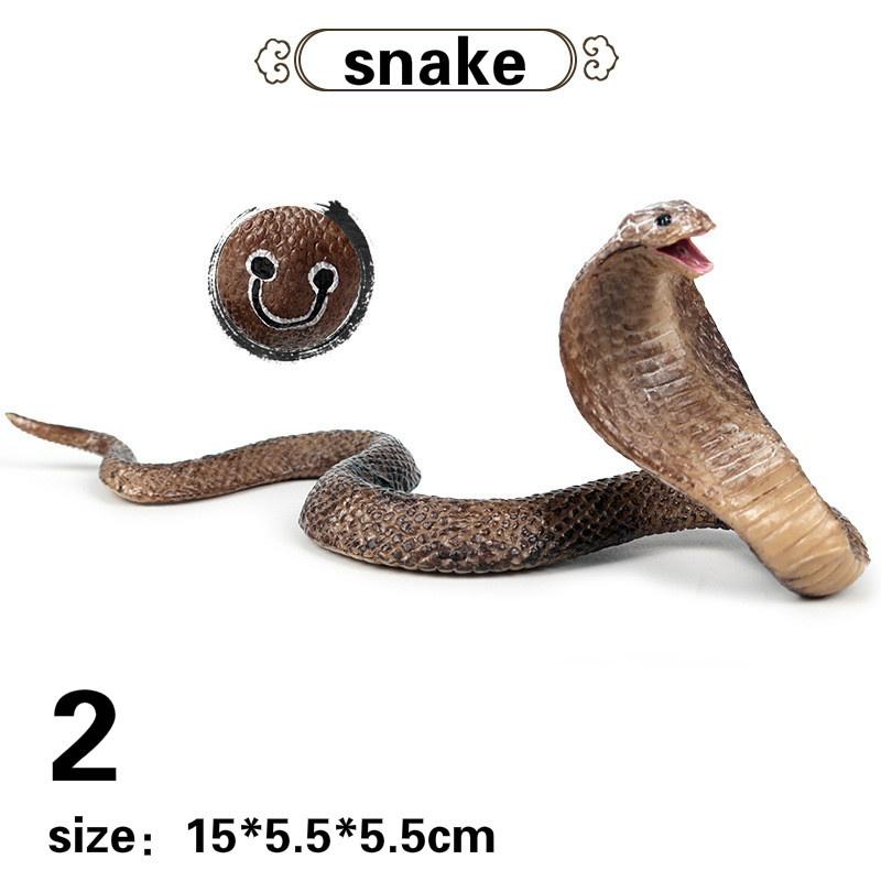 Simulation Boa Constrictor Cobra Klapperschlange Kinderspielzeug Kunststoff Simulation Tier Schlange Modell Ornamente Handgefertigte Streichspielzeuge