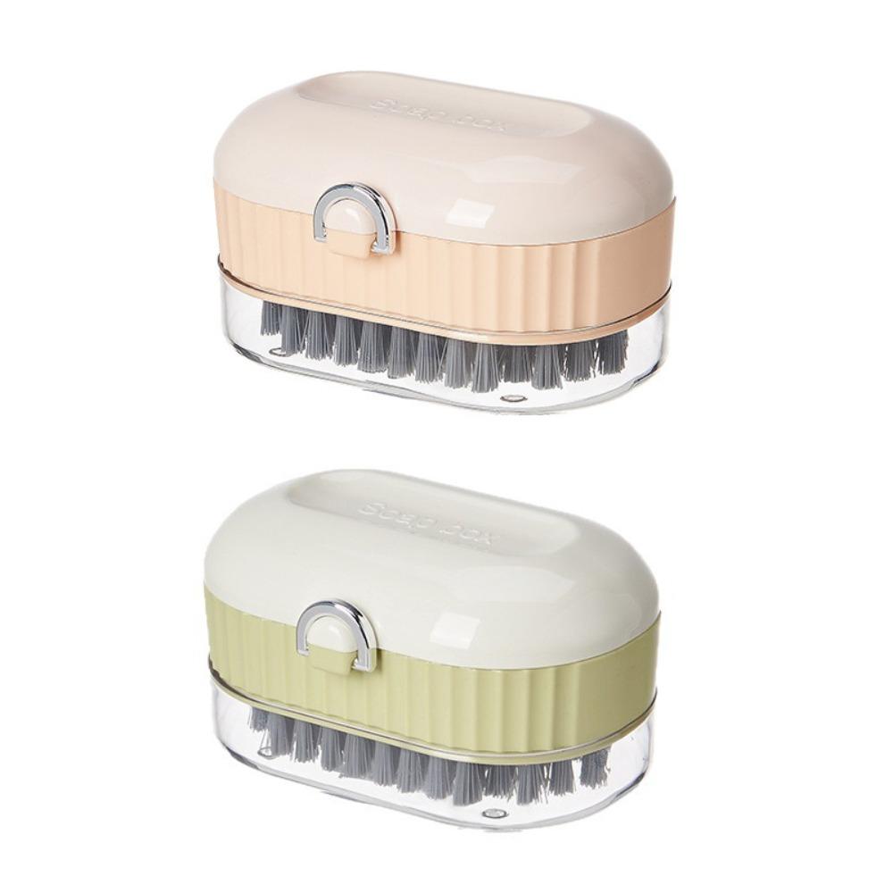 2PCS Plastic Soap Dish Drainable Soap Holder Practical Soap Storage Rack  Bathroom