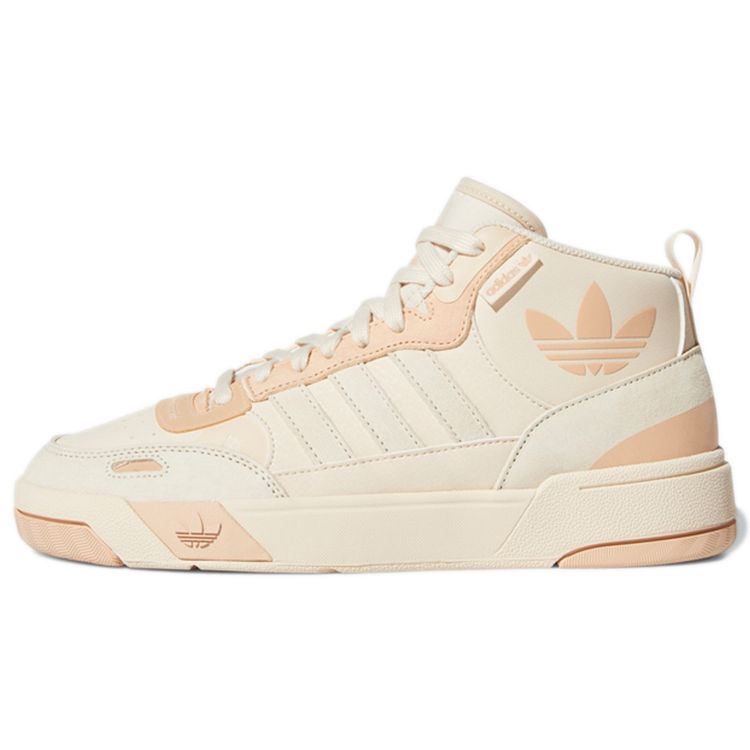 Adidas Originals Post Up Non-Slip Durable Mid-Top Skate Shoes Women Skate Shoes Light-Pink H00222