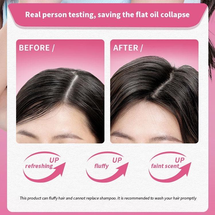 No-wash Fluffy Dry Hair Shampoo Spray, Hair Styling Product, Instantly Refreshing And Volumizing Hair Oil Removal Hair Care