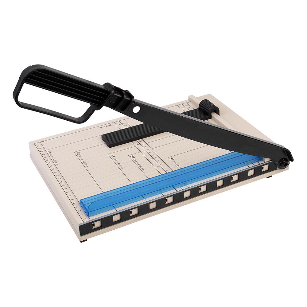 A4 Guillotine Paper Cutter with Removable Press Bar - Lightweight Manual Paper Trimmer