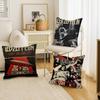 Band L-Led Z-Zeppelin Kissenbezüge Cartoon Sofa Dekoratives Zuhause Zweiseitiger Druck Kurzer Plüsch Niedlicher Kissenbezug
