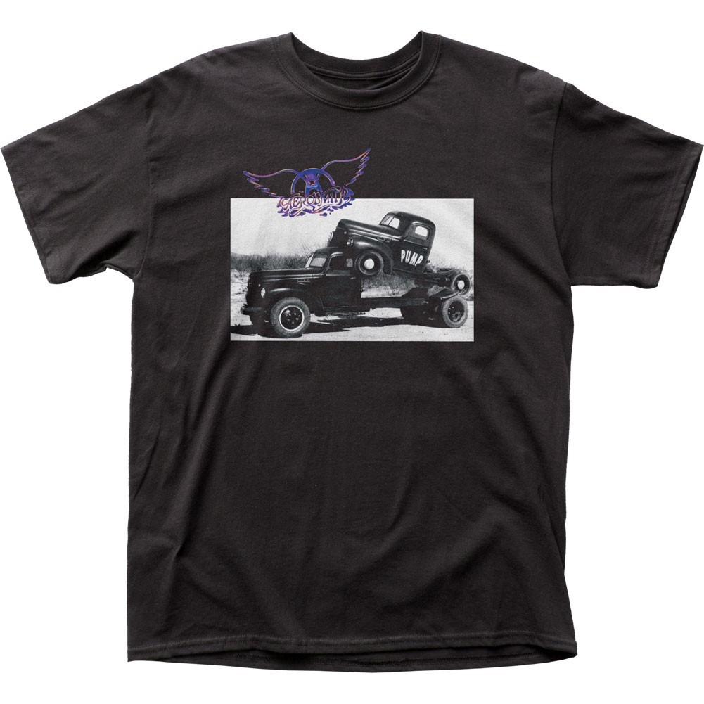 Aerosmith Pump Mens T Shirt Music Classic Concert Rock N Roll Band Tee New Black L