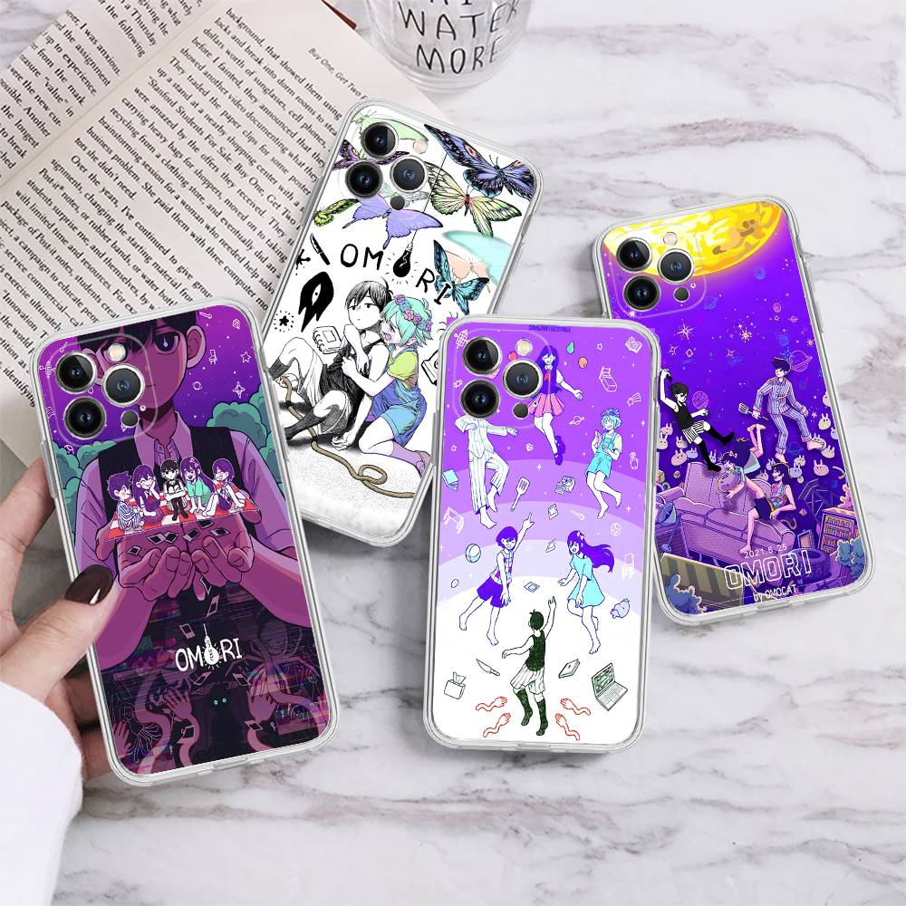 Game Omori For IPhone 17 16 15 14 13 12 11 Pro Max Plus Mini Funda For Transparent Cover
