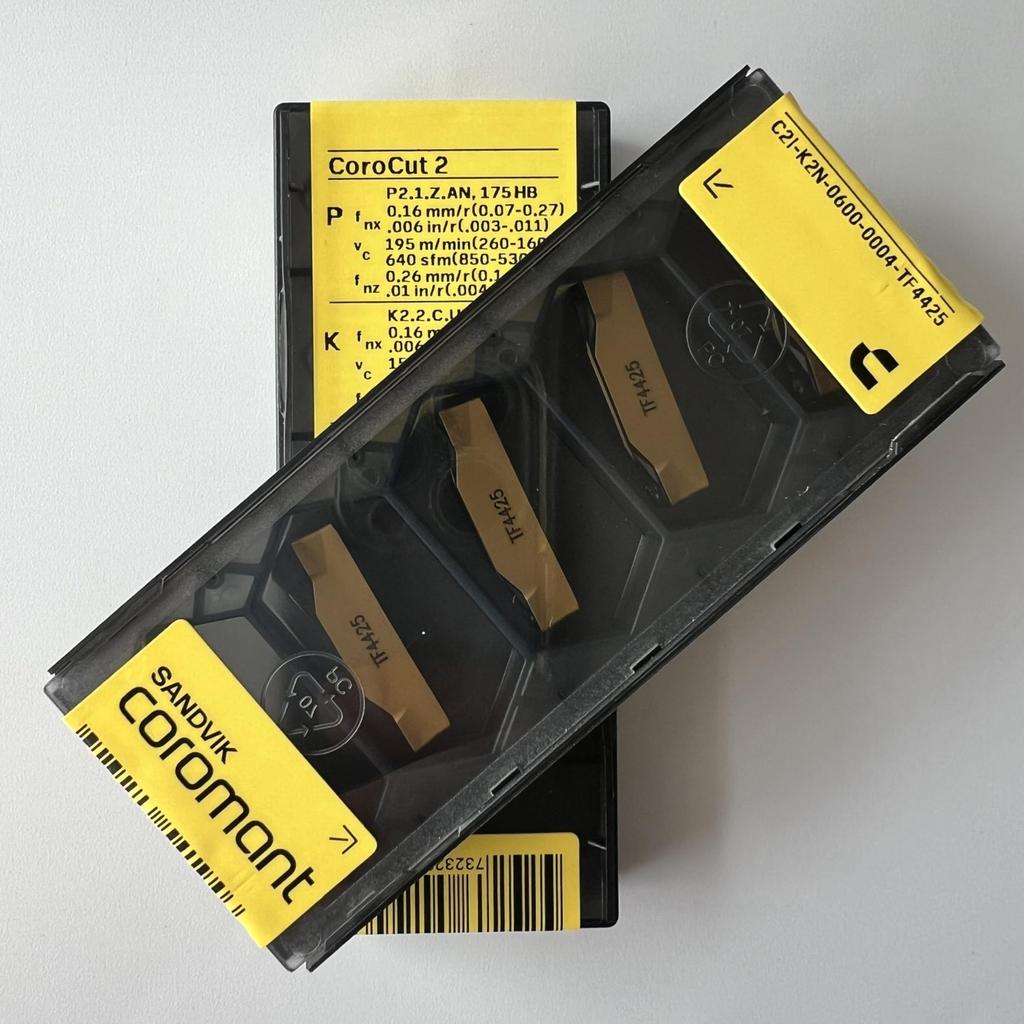 SANDVIK / C2I-K2N-0600-0004-TF 4425 / Original Swedish hard alloy blade 5 Pcs