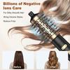 Rotating Hair Dryer Brush,3 in 1 Rotating Hot Air Brush with Detachable Brush,3 Heats and 2 Speeds Rotating Hair Dryer Brush