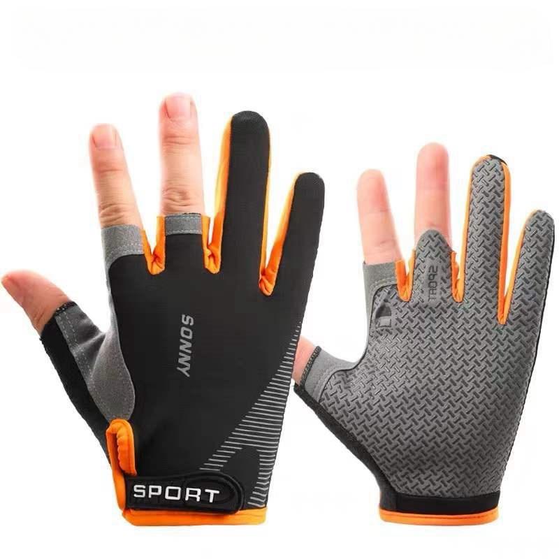 

Fishing Catching Gloves Protect Hand Professional Release Anti-slip Fish Gloves Men Women Outdoor Fishing Gloves Apparel Single code помаранчевий