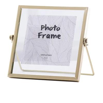 Afișaj Ramă Foto Sticlă Transparentă Suport fier de masă Ramă cu flori uscate pentru decorațiuni interioare