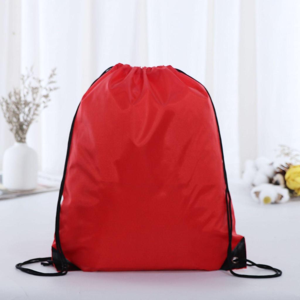 Custom Double Shoulder Polyester Drawstring Backpack for Events or Marathon